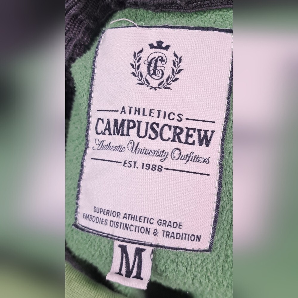 Campus Crew Men's Hoodie Sweater Notre Dame Vintage Y2K Football NCAA Medium - Picture 4 of 14